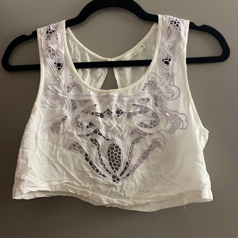 Vintage crop tank